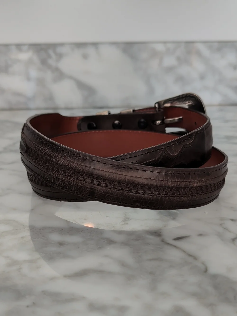 Lucchese Men's Chocolate Mad Dog Goat 1¼